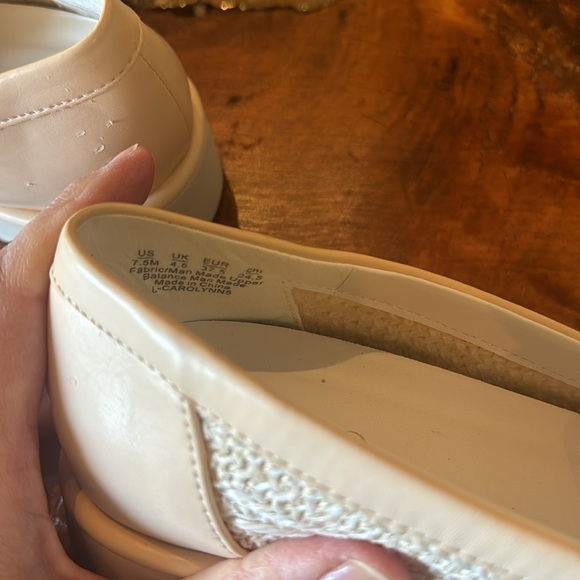 New Franco Sarto beige Rattan slip on loafers 7.5 - Picture 8 of 8